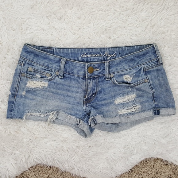 American Eagle Outfitters Pants - American Eagle Distressed Cut Off Jean Shorts #98